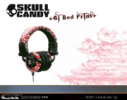 Skullcandy GI Red Print