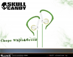Skullcandy Chops white/green/yellow