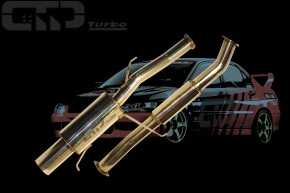 EVO VIII-IX / GT 1 Streetracing Auspuffanlage 76mm ab Turbo